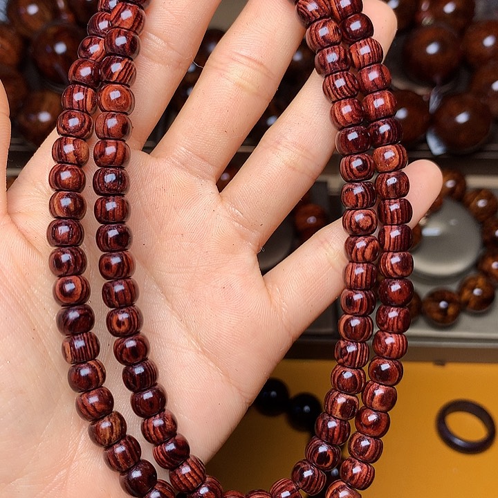 花梨木类手串/手链黄花梨风化料老挝花梨土埋料0.7