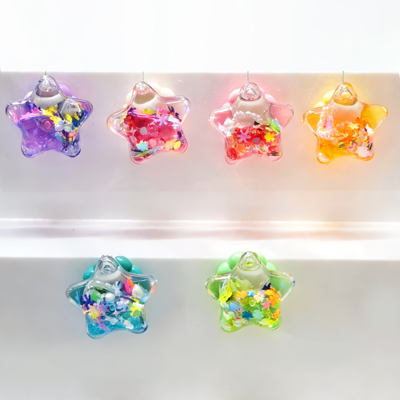 【流油流沙星星】铪财-转转好运来解压治愈diy车载萌粒办公摆件
