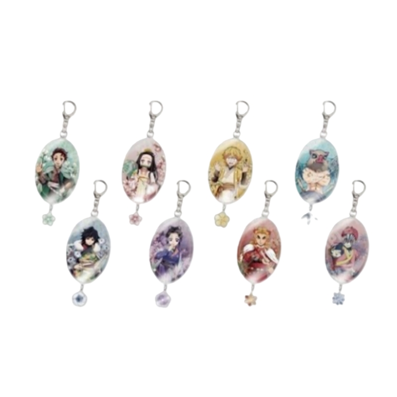 【小霜】鬼灭之刃中国限定国风服饰盲盒亚克力挂件（默认代拆）