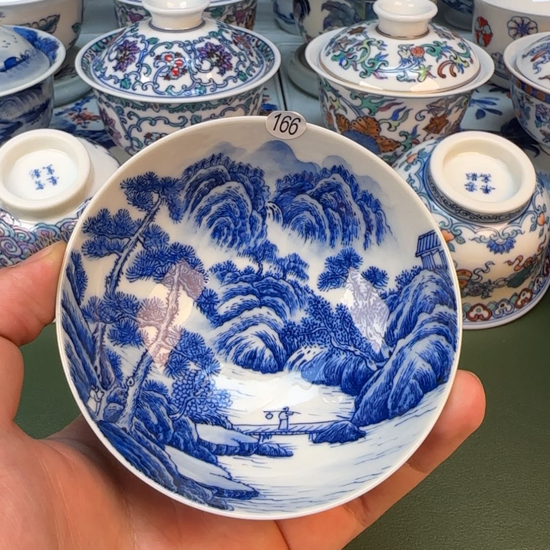 彦祖纯手工手绘茶具166