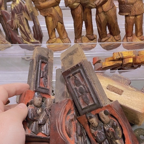 香榧木耘****育3个孤品木雕80