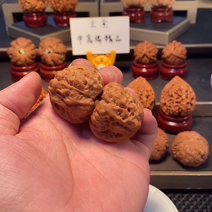 文玩核桃把件C****木蛙蛙