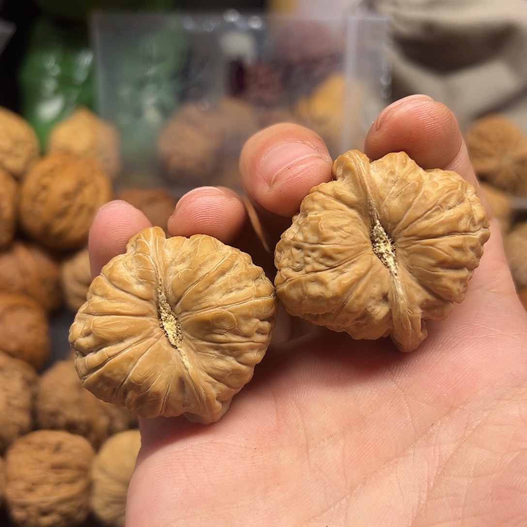 文玩核桃吊坠边41肚42全品南瓜