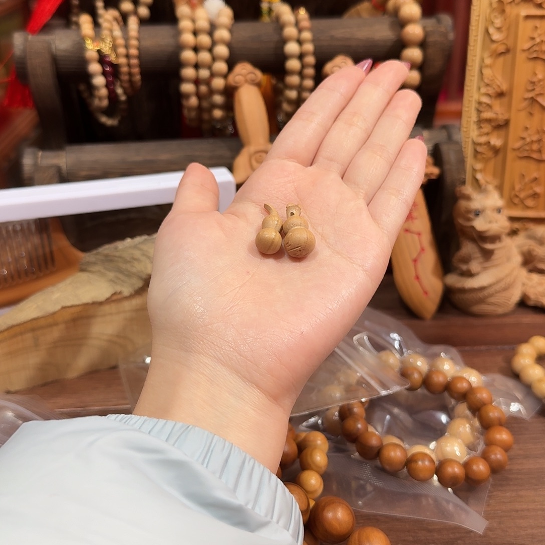 桃木整木桃木小葫芦两个