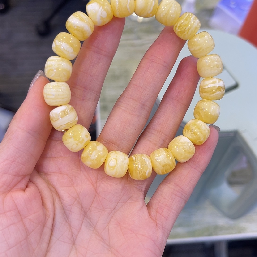 琥珀手链未镶嵌蜜蜡手串