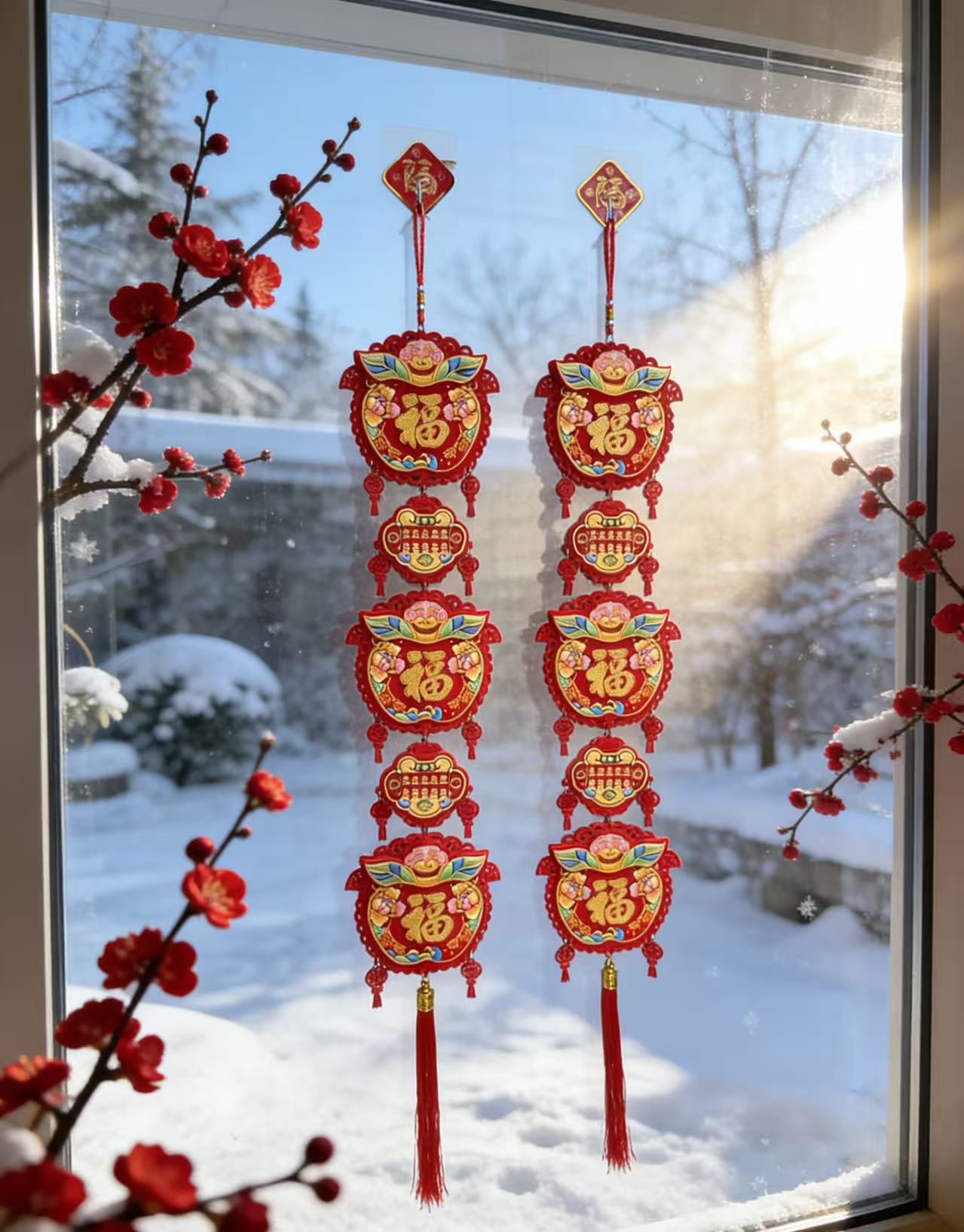 3连苹果牌【2串】大礼包新年大礼包挂件装饰用品以直播间为准