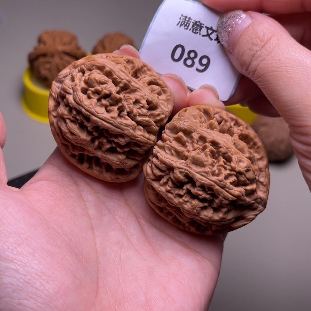 文玩核桃把件粗筋46.089
