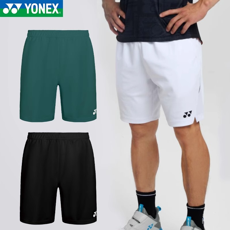 2025新款尤尼克斯羽毛球服YY男女运动跑步吸汗短裤速干120035BCR