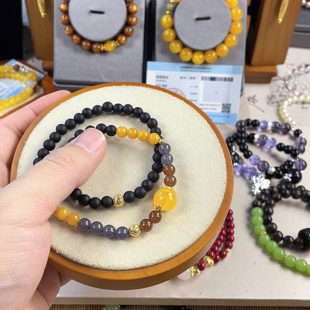 和田玉手饰银S925镀金镶嵌