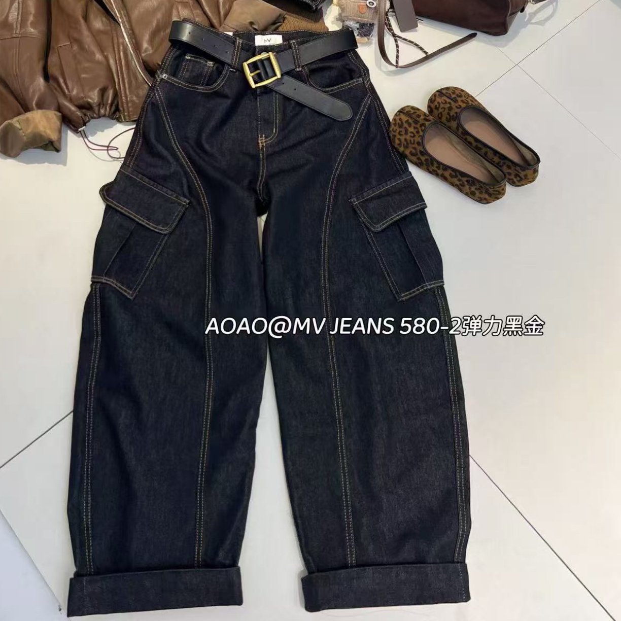 高品质金标牛仔裤