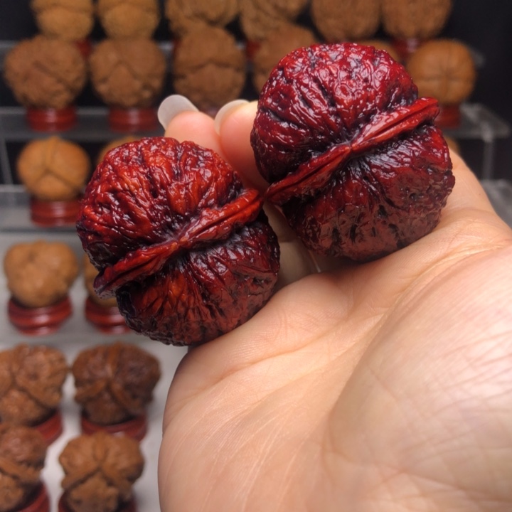 文玩核桃吊坠7擂鼓双金锤