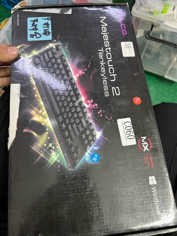 9新  捡漏 斐尔可圣手二代黑轴有线机械键盘 编号c060