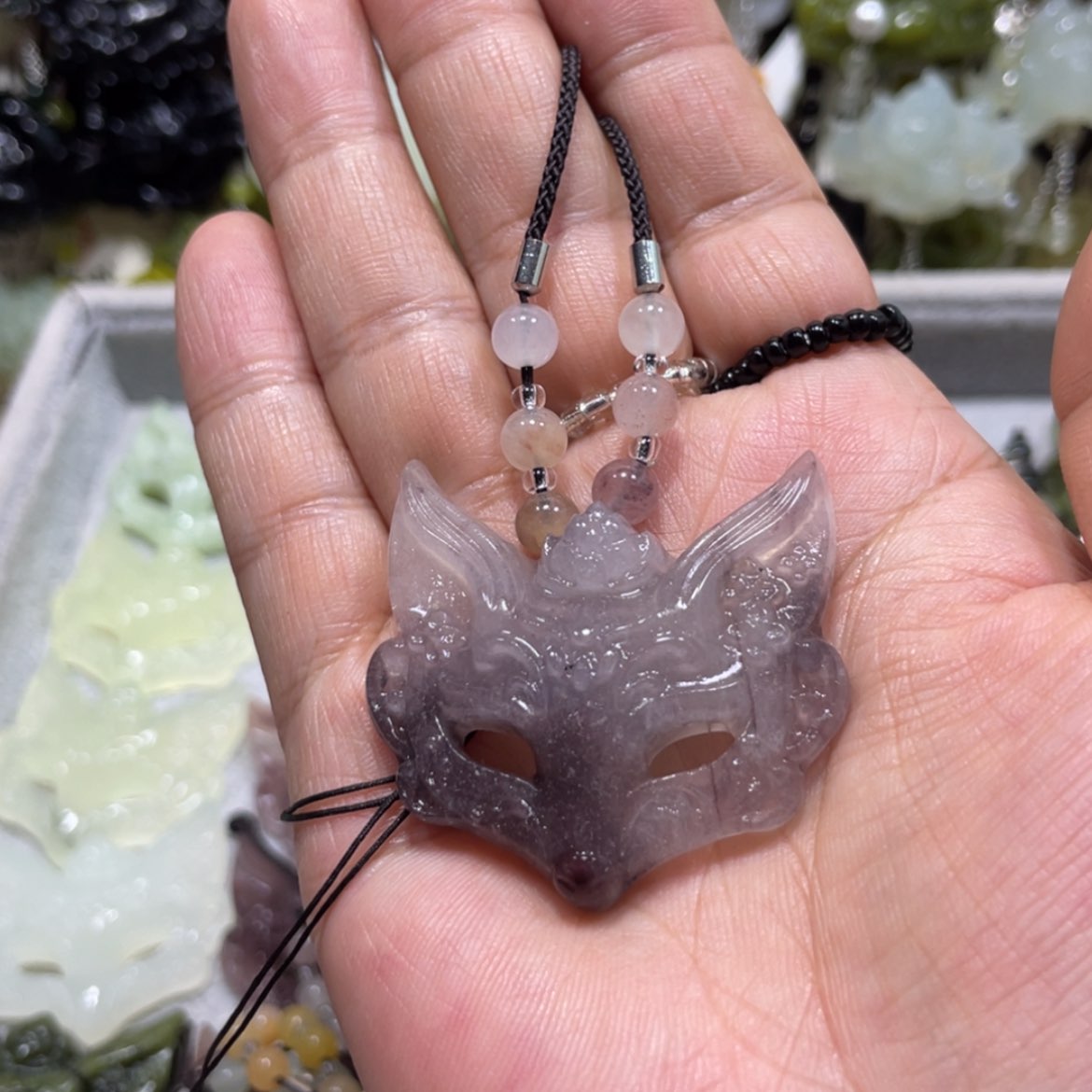 【闪购商品】岫玉颈饰未镶嵌17吊坠