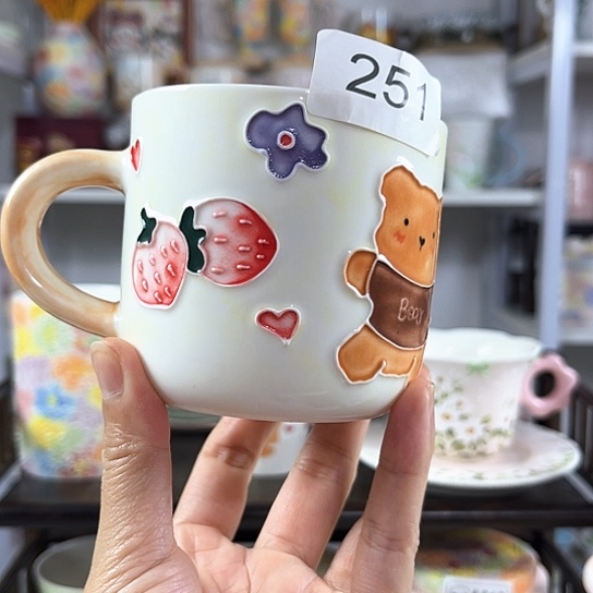 手绘高温釉下彩陶瓷