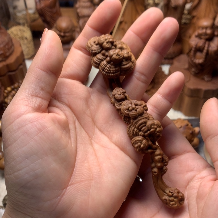 檀香木其他老山檀香手把件