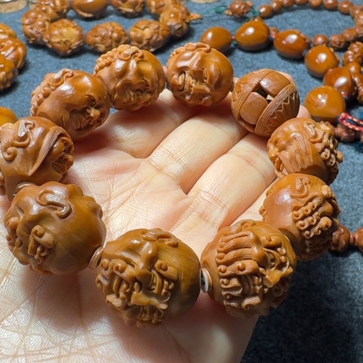 ****橄榄核手串/手链须派罗汉
