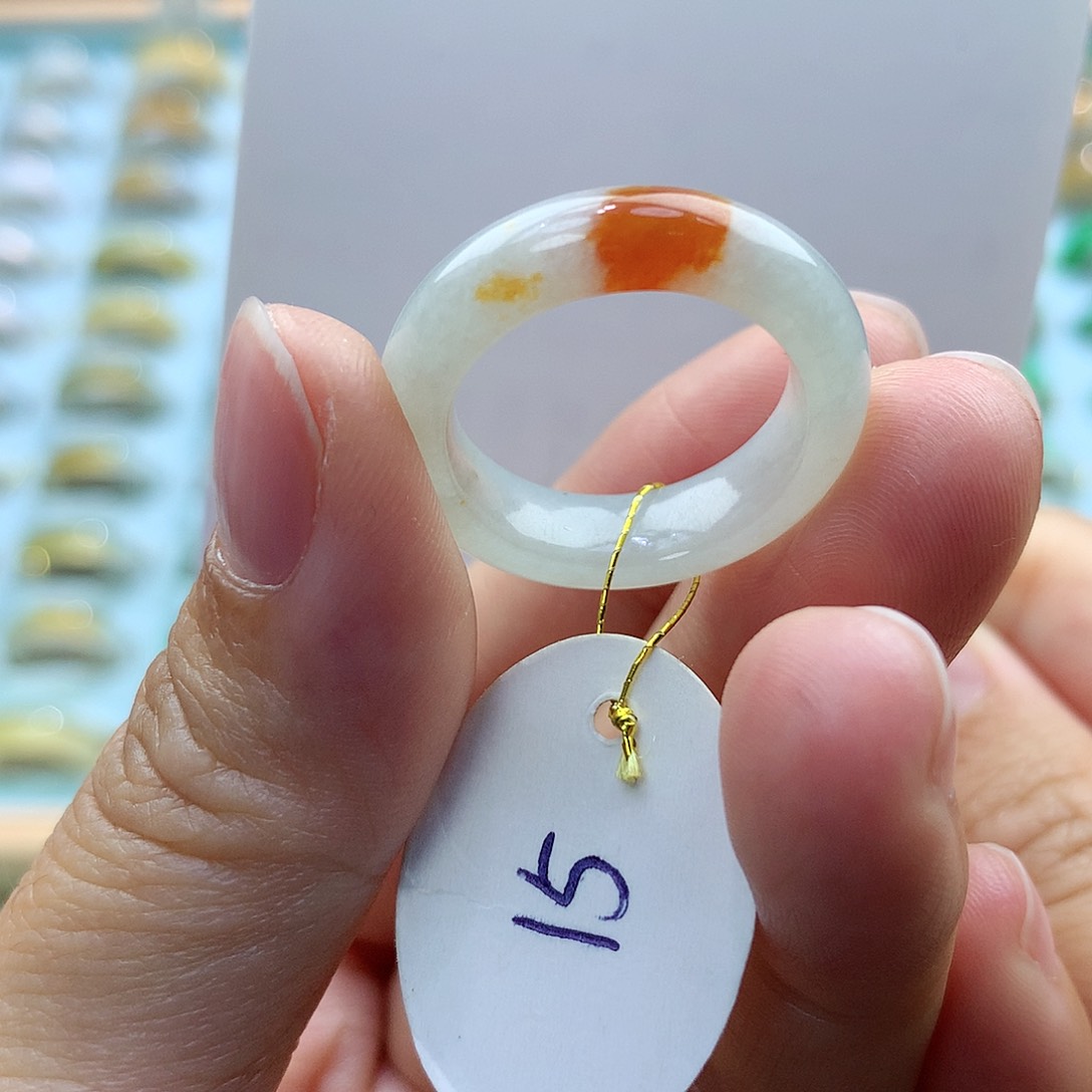 翡翠戒指未镶嵌15圈