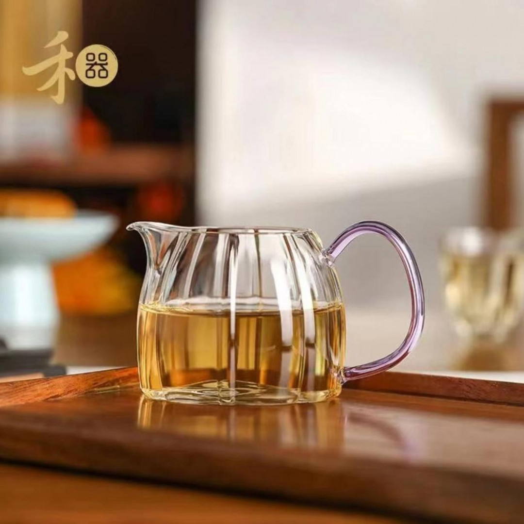 禾器金标·倾妍茶海 高硼硅玻璃公道杯 高档精致精美全手工300ml