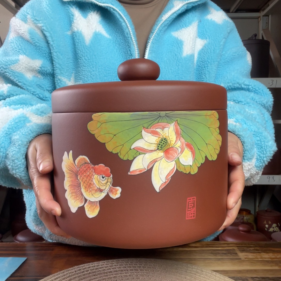 王***鸿茶叶罐紫砂今天晚上