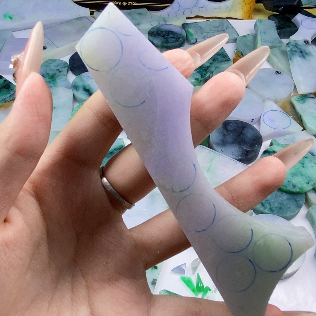 颈饰未镶嵌翡翠翡翠