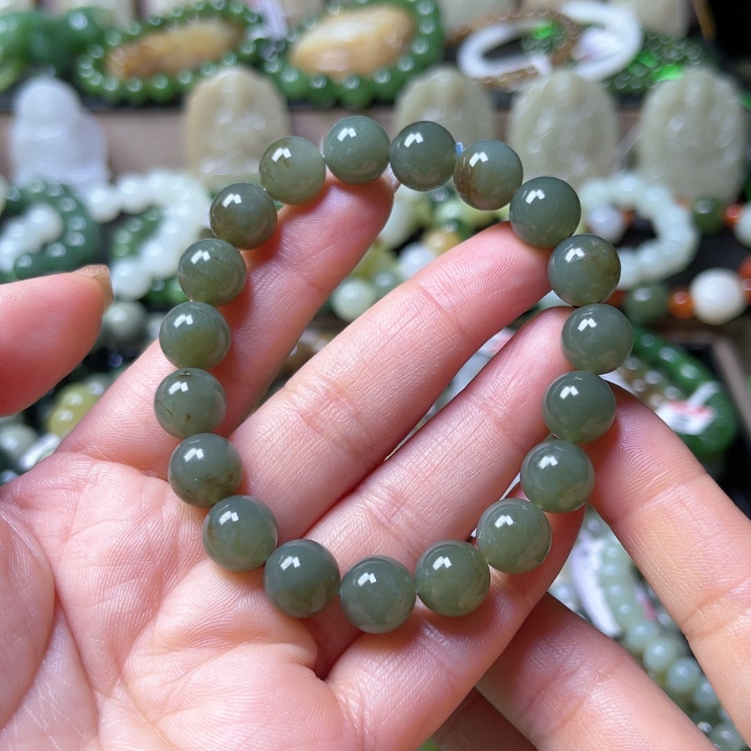 和田玉手链未镶嵌