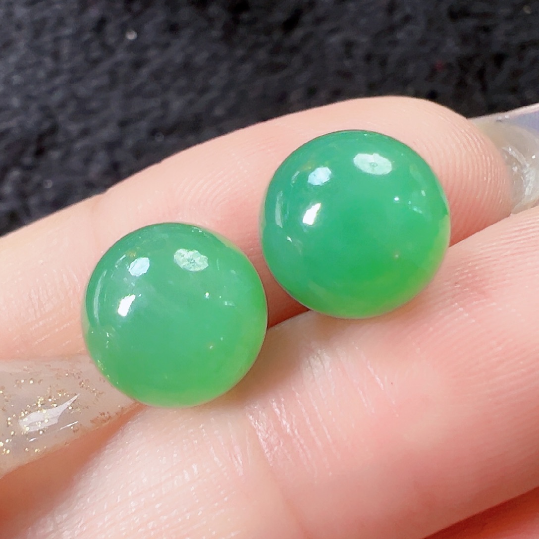 翡翠耳饰18K金镶嵌【福利款】签收后24小时鉴赏期