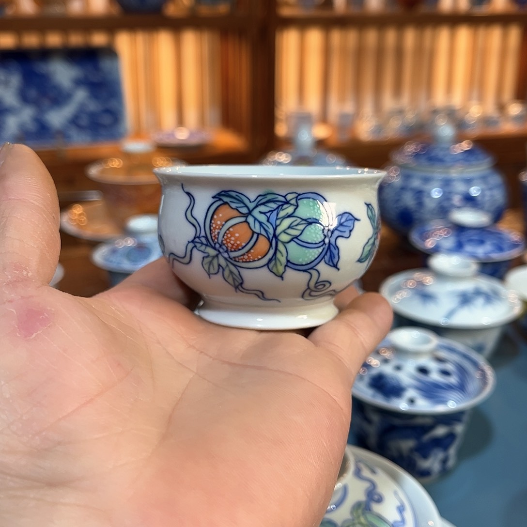 錡镇堂手工手绘绘杯