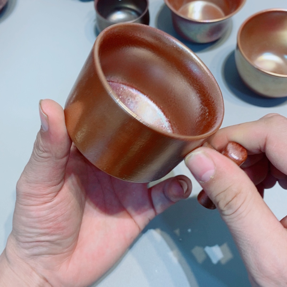 柴烧茶具陶瓷杯子