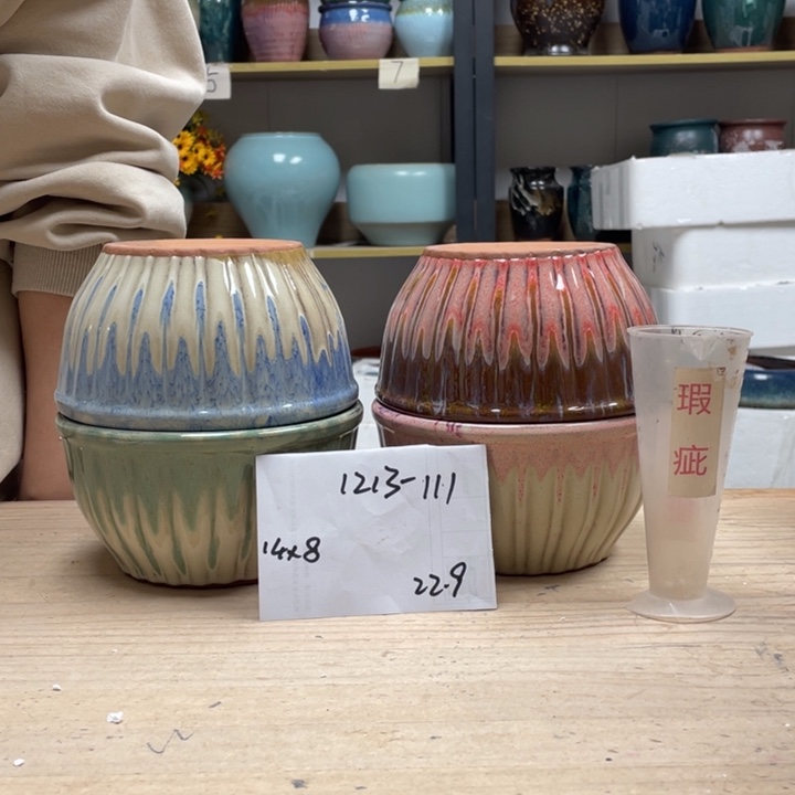 紫砂花盆.*-多肉花盆微瑕111