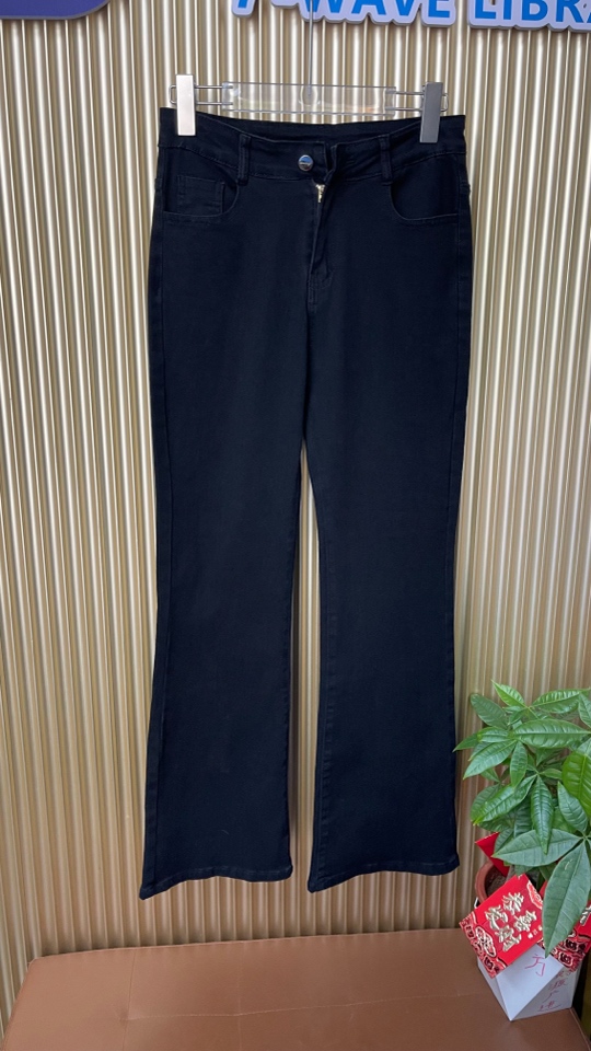 【7波库】时尚百搭微喇裤