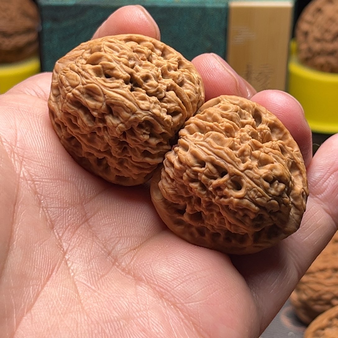 把件文玩核桃I**U逐鹿三角