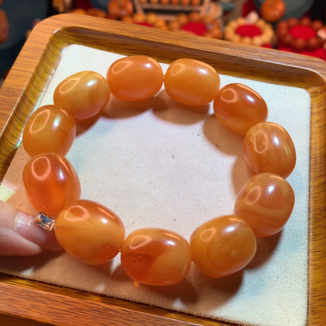 【闪购商品】蜜蜡手串未镶嵌蜜蜡手串