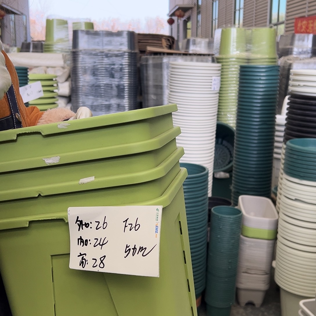 瑕疵方盆F26果绿4个无托