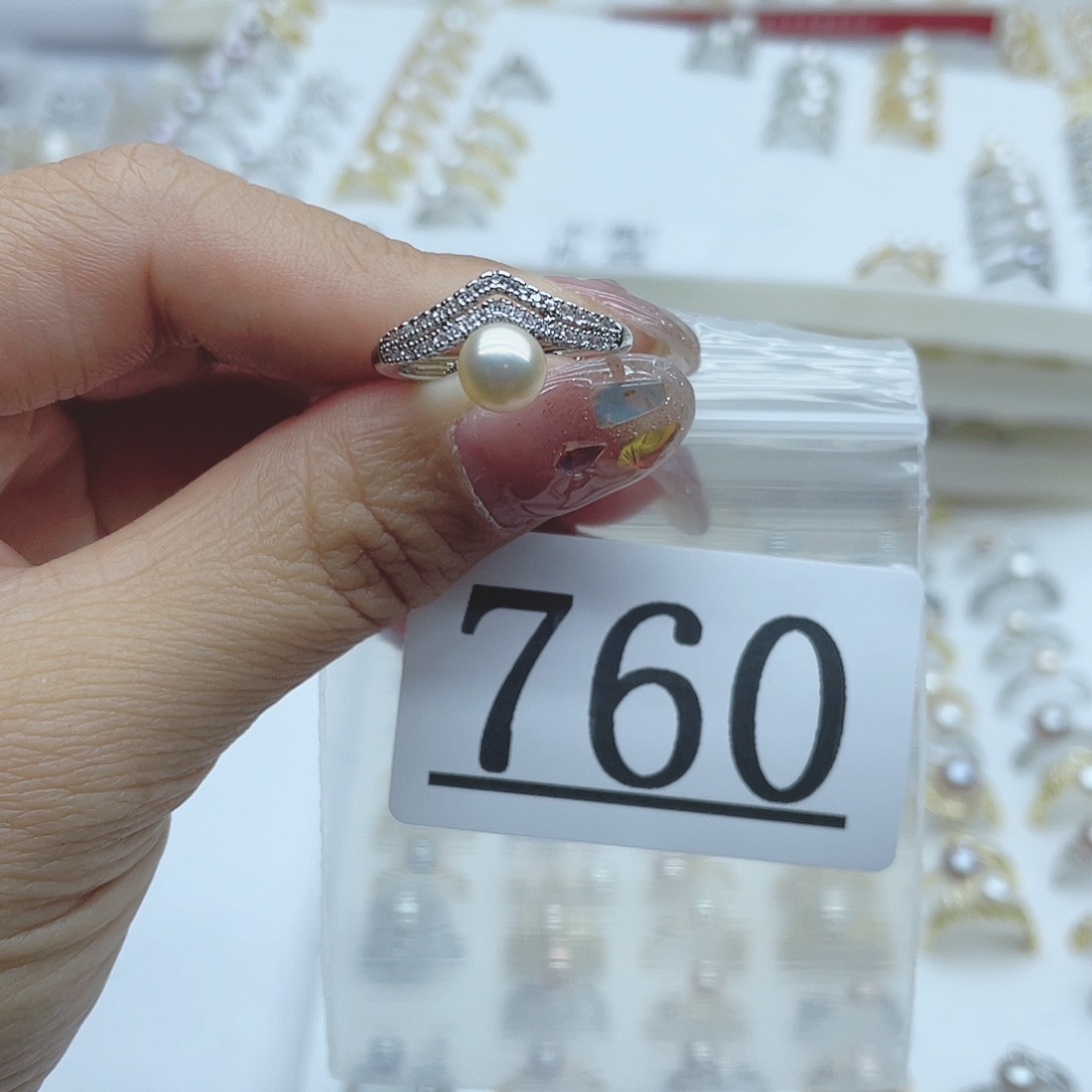 淡水珍珠珠宝奇石合金760