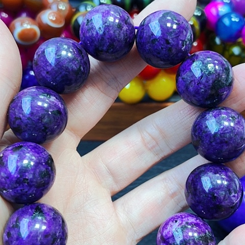 玛瑙/玉髓手链未镶嵌紫龙醇20