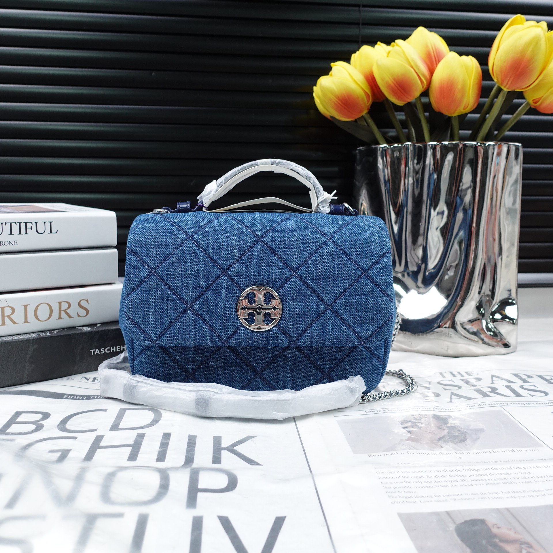 95新 TORY BURCH/汤丽柏琦 单肩包/T_ZY0000  T20320858