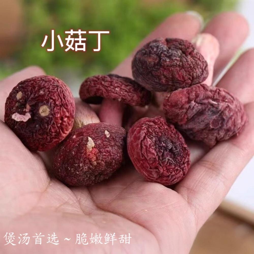 云南野生红菇干货小菇丁小菇蕾正品新货无硫红菇菌菇红蘑菇煲汤