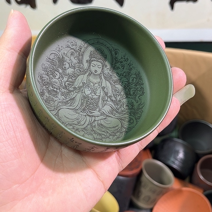 茶杯紫砂全手工紫砂主人杯