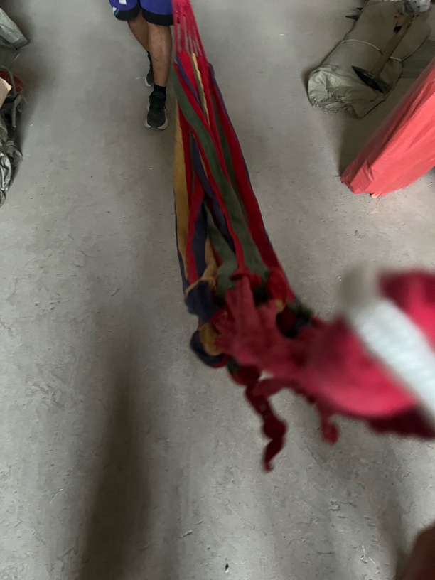 直播间大号吊床有瑕疵正常使用