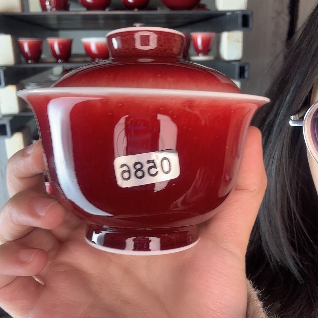 瓷片景德镇郎红陶瓷