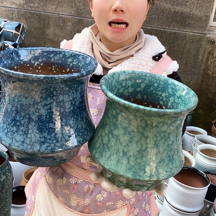 紫砂花盆正品口20高20