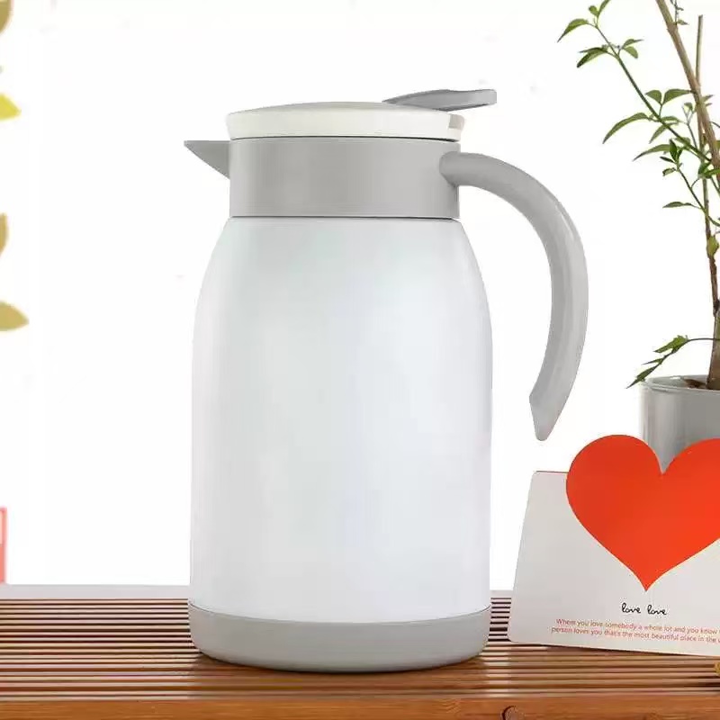 白色高级焖茶壶700ml