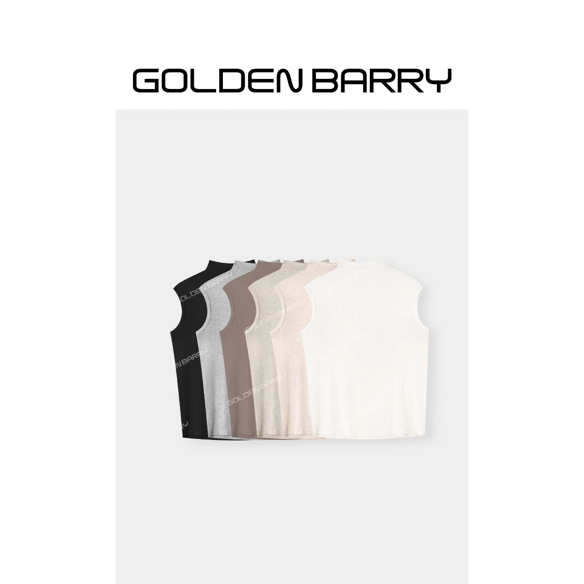 GOLDENBARRY|231022“晴绒暖背”半高领叠穿打底衫