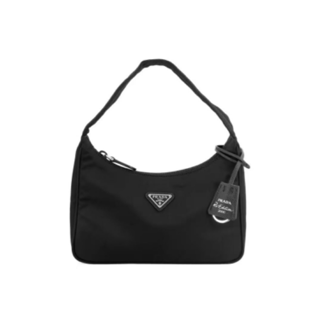 95新 Prada/普拉达 hobo手提黑/JW3969