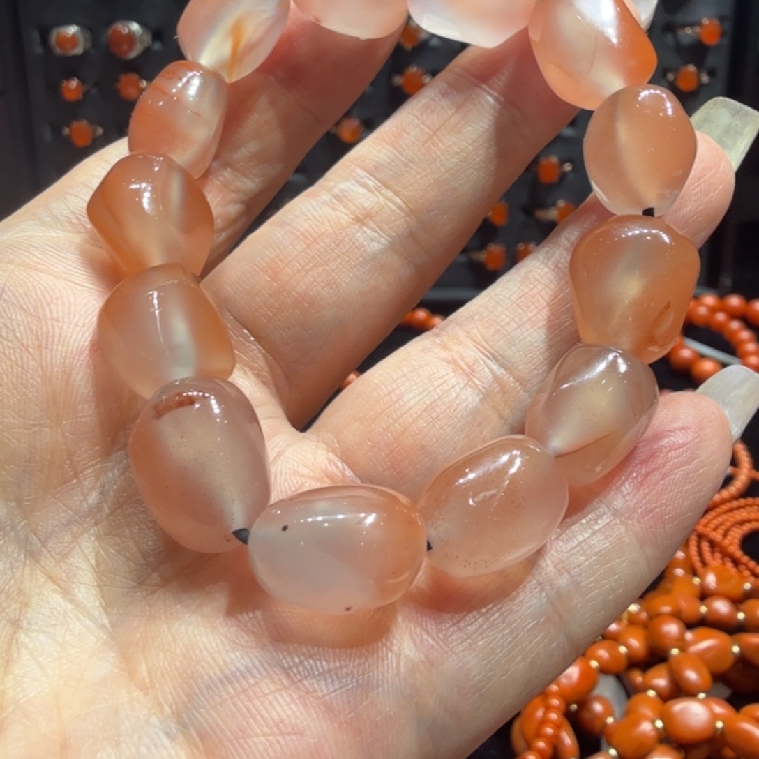 那***放未镶嵌手串玛瑙/玉髓