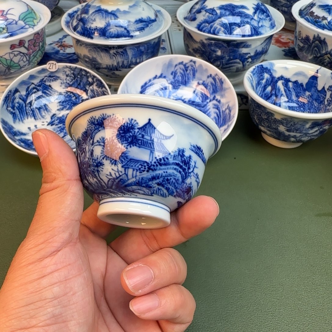 陶纯手工纯手绘茶具203