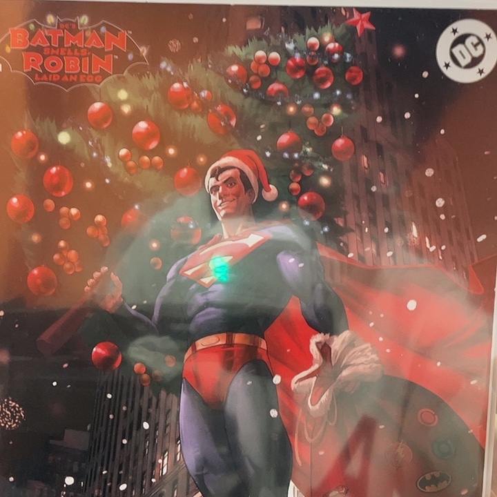 十字绣超人扛大树