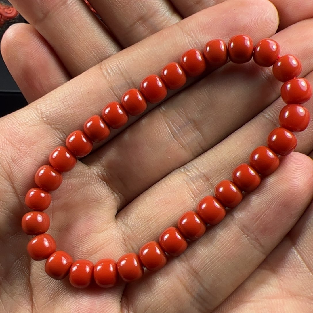 未镶嵌手串南红玛瑙阿*