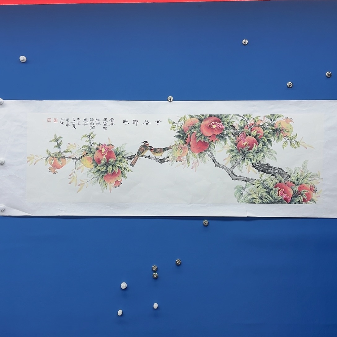 国画多次参加国内外大型