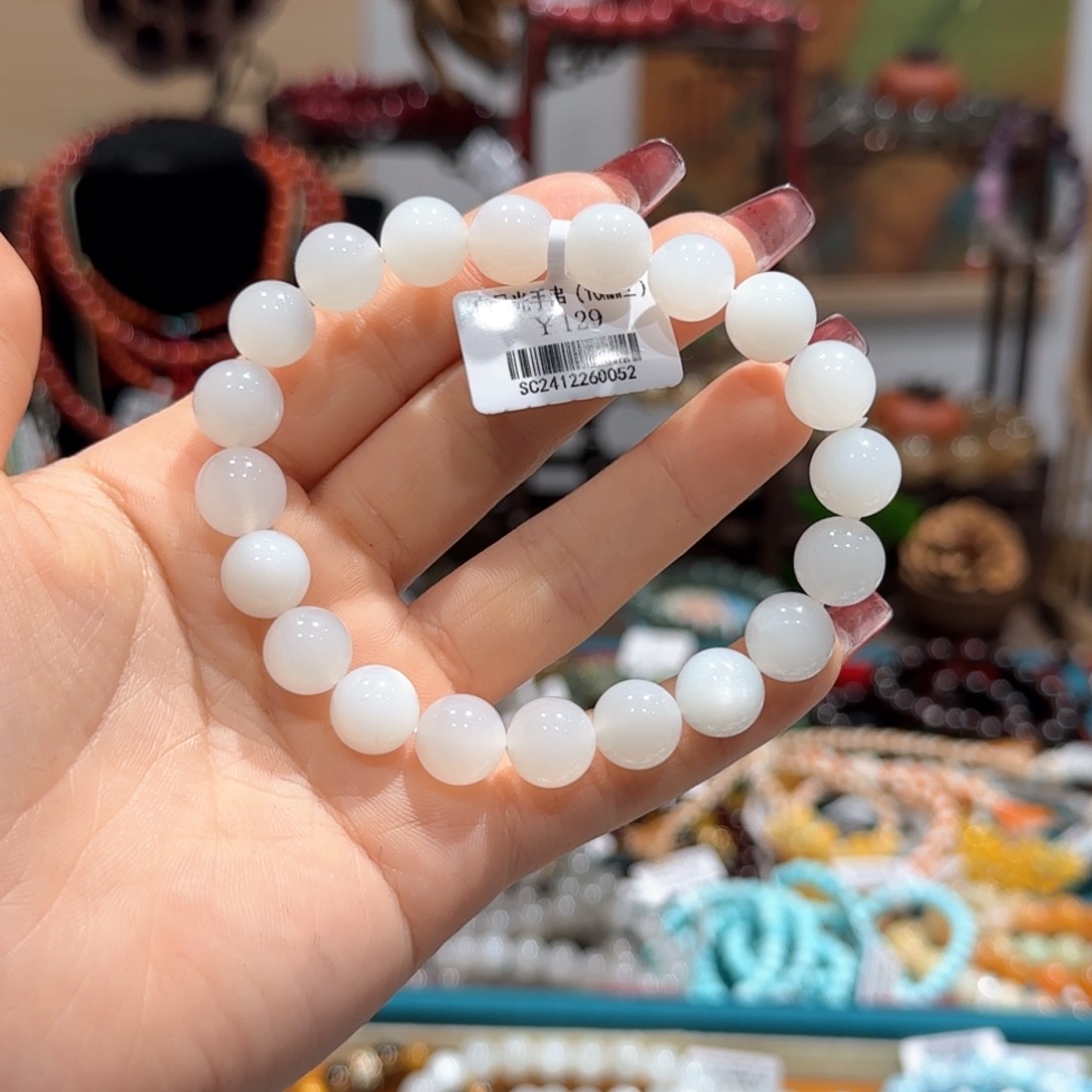 月光石手串未镶嵌手串10+